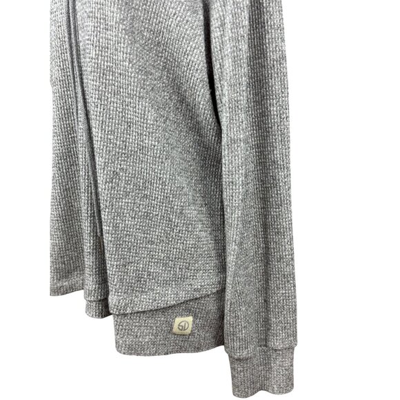 Straight down L Womens Golf thermal long sleeve Cowl neck Gray Sweater Hoodie - Picture 5 of 11